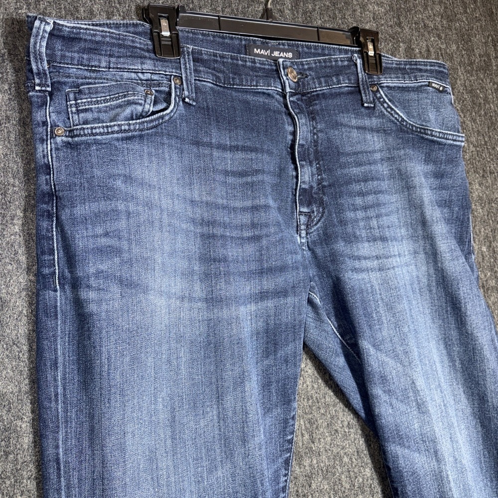 Mavi Dark Wash Jake Slim Leg Stretch Jeans Mens 34 X 32‎